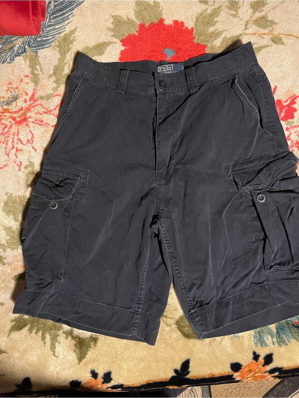 Ralph Lauren Black Cargo Shorts
